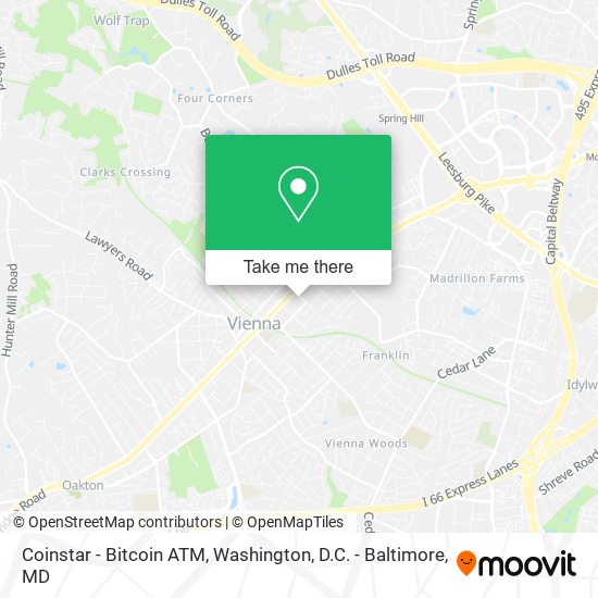 Coinstar - Bitcoin ATM map