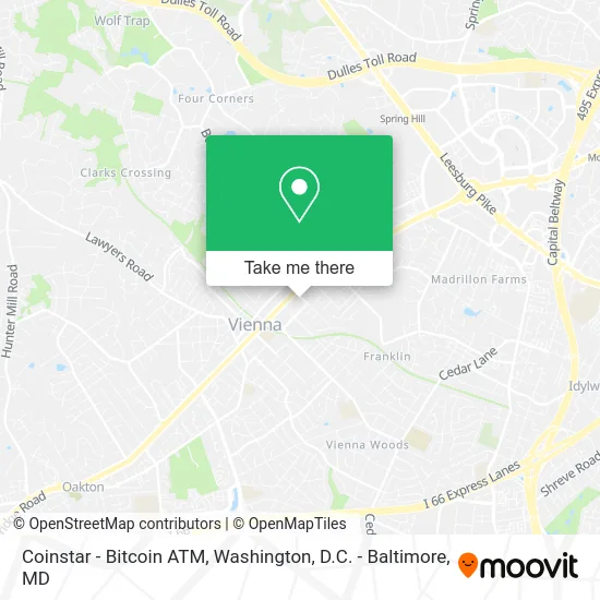 Coinstar - Bitcoin ATM map