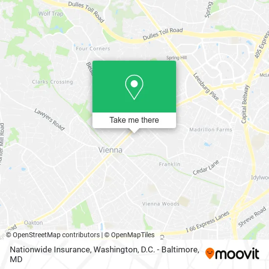 Nationwide Insurance map