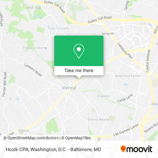 Mapa de Hozik CPA