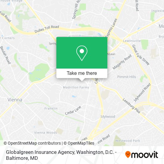 Mapa de Globalgreen Insurance Agency