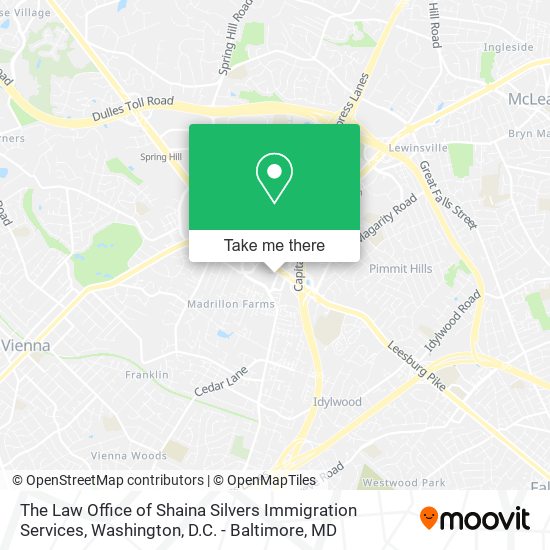 The Law Office of Shaina Silvers Immigration Services map