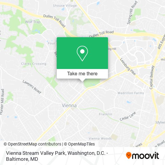 ¿Cómo llegar a Vienna Stream Valley Park en Fairfax County en autobús o ...