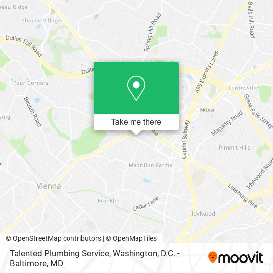 Talented Plumbing Service map