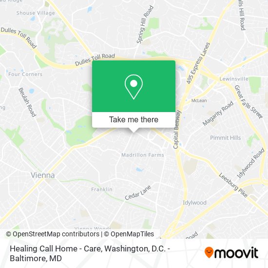 Healing Call Home - Care map