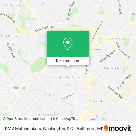 DMV Matchmakers map