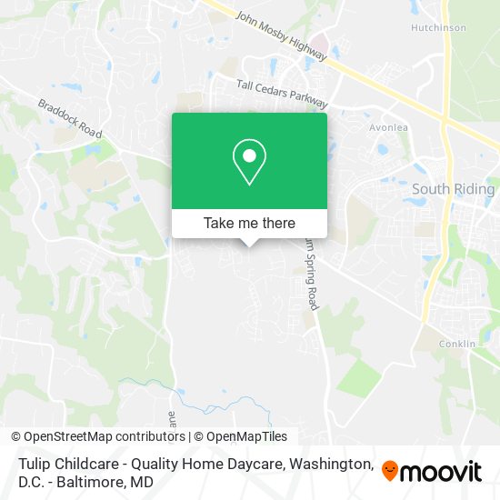 Mapa de Tulip Childcare - Quality Home Daycare