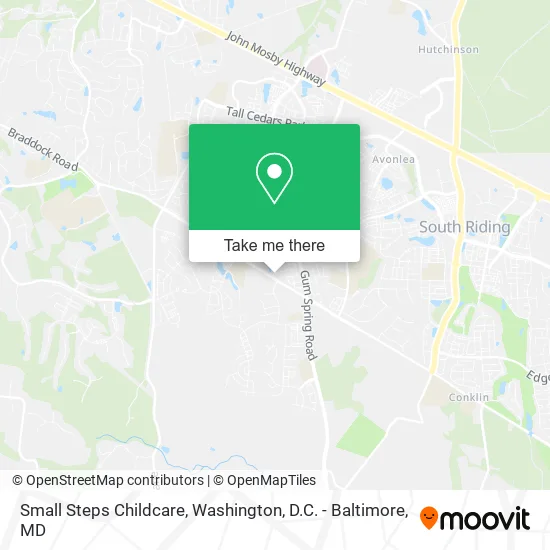 Small Steps Childcare map