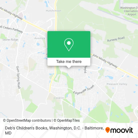 Deb's Children's Books map