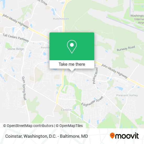 Coinstar map