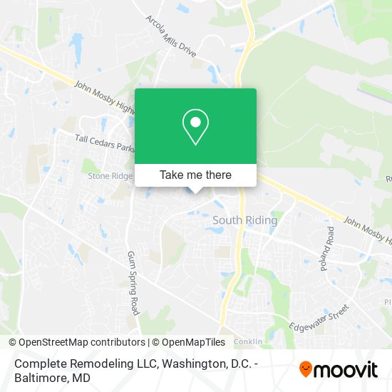 Complete Remodeling LLC map