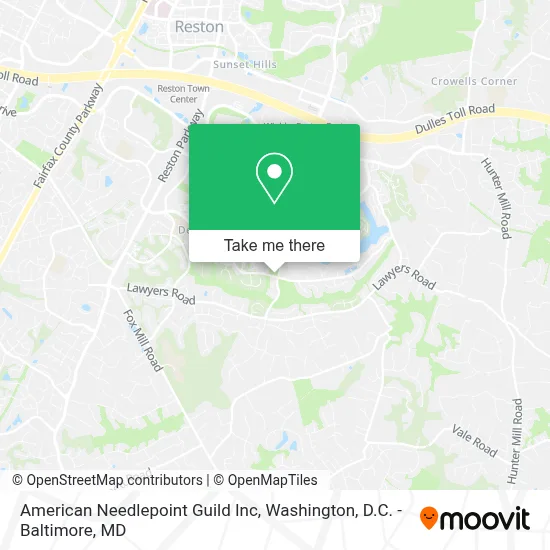 American Needlepoint Guild Inc map