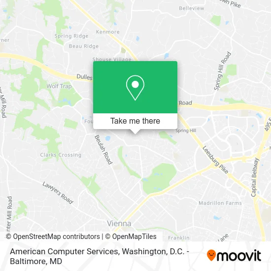 American Computer Services map