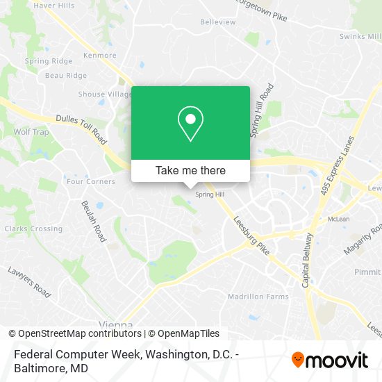 Mapa de Federal Computer Week