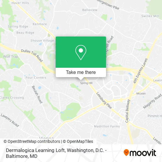 Dermalogica Learning Loft map