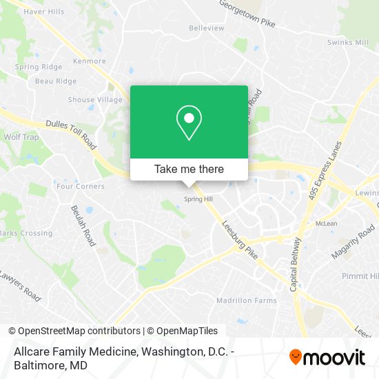 Allcare Family Medicine map