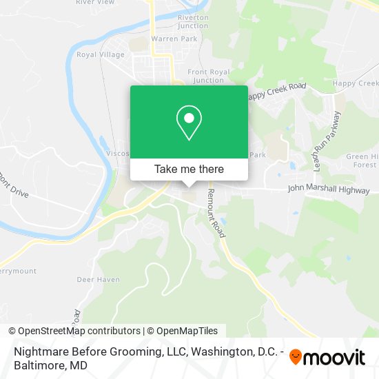 Mapa de Nightmare Before Grooming, LLC