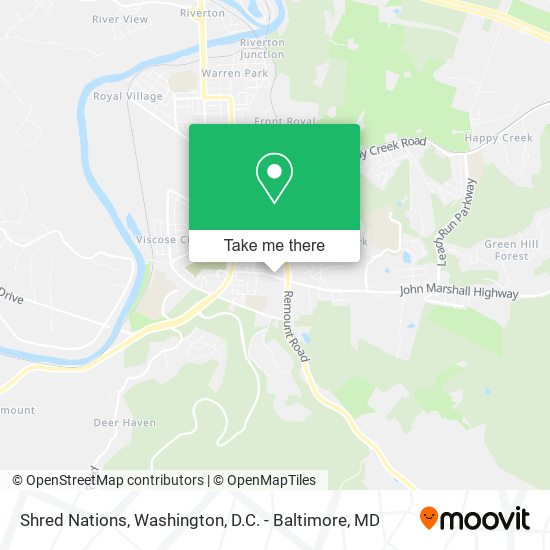 Shred Nations map