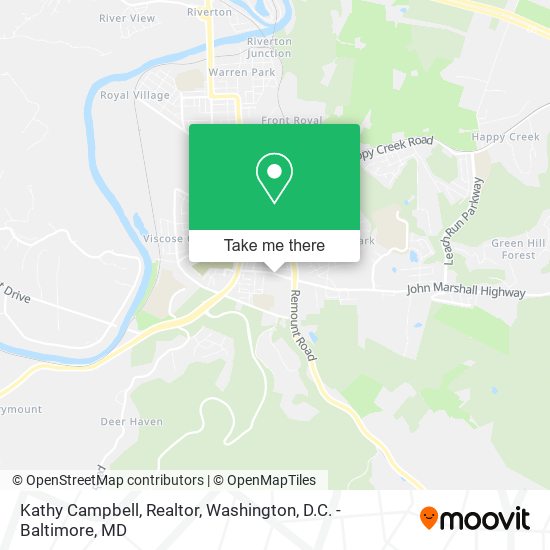Kathy Campbell, Realtor map