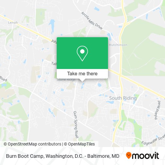 Burn Boot Camp map