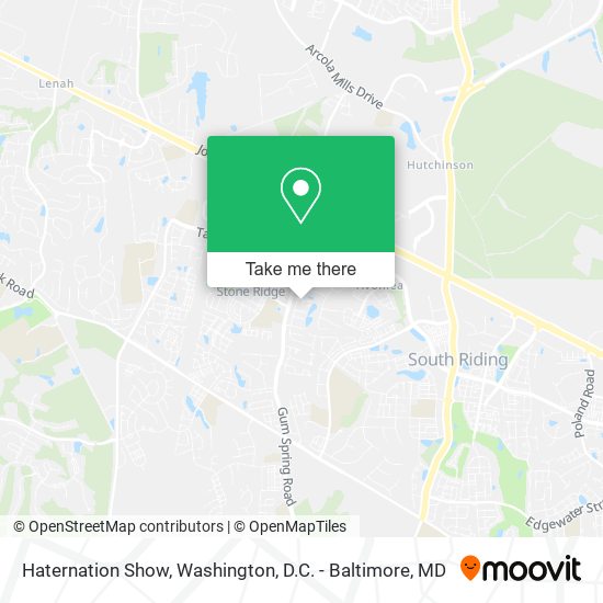 Haternation Show map