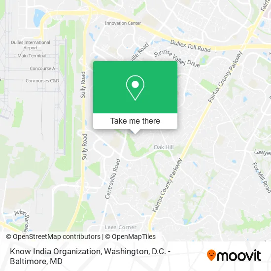 Know India Organization map