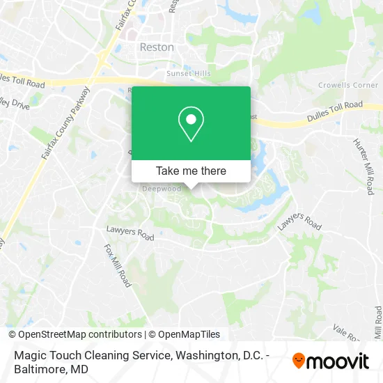 Magic Touch Cleaning Service map
