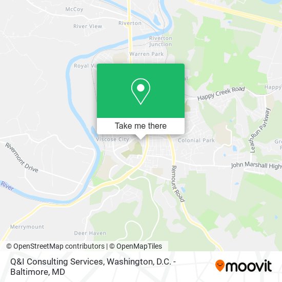 Q&I Consulting Services map