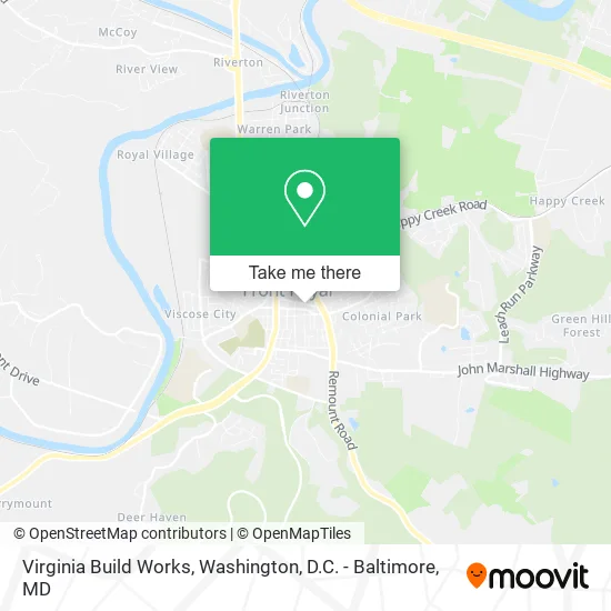 Virginia Build Works map