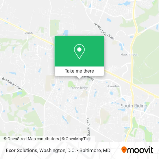 Mapa de Exor Solutions