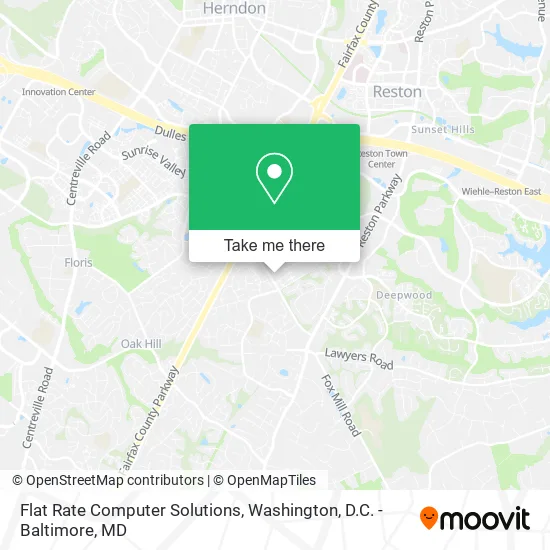 Mapa de Flat Rate Computer Solutions