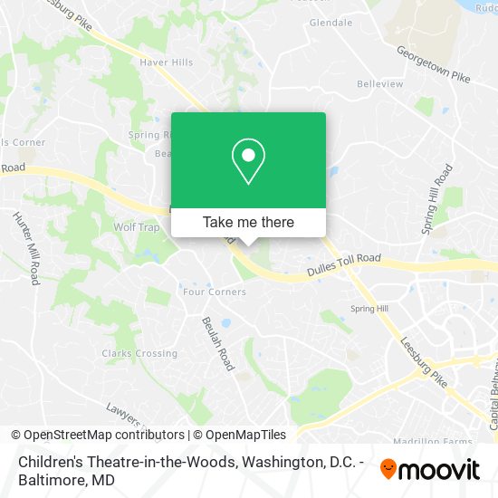 Children's Theatre-in-the-Woods map