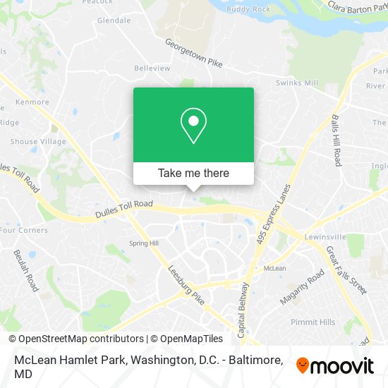 McLean Hamlet Park map