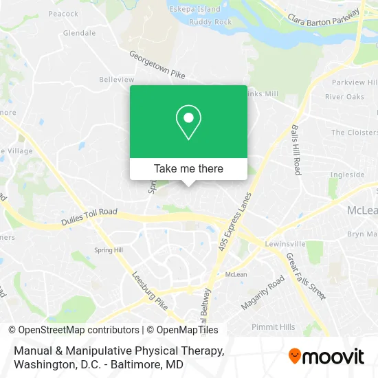 Manual & Manipulative Physical Therapy map