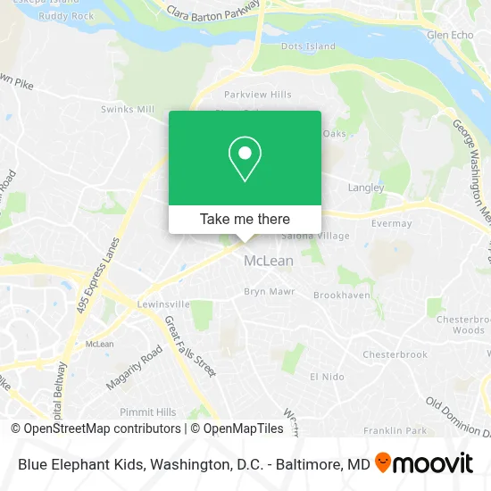 Blue Elephant Kids map