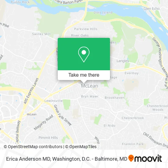 Erica Anderson MD map
