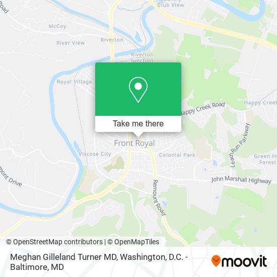 Meghan Gilleland Turner MD map