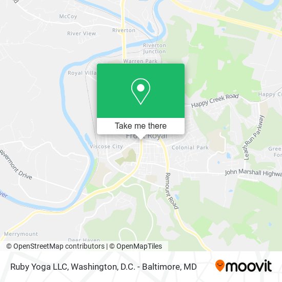 Ruby Yoga LLC map