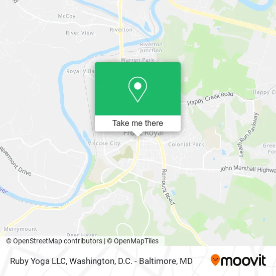 Mapa de Ruby Yoga LLC