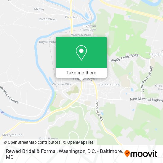 Mapa de Rewed Bridal & Formal