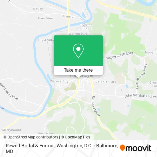 Rewed Bridal & Formal map