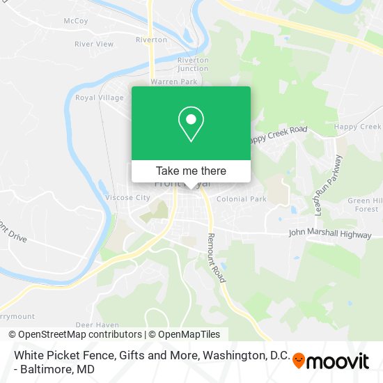 Mapa de White Picket Fence, Gifts and More