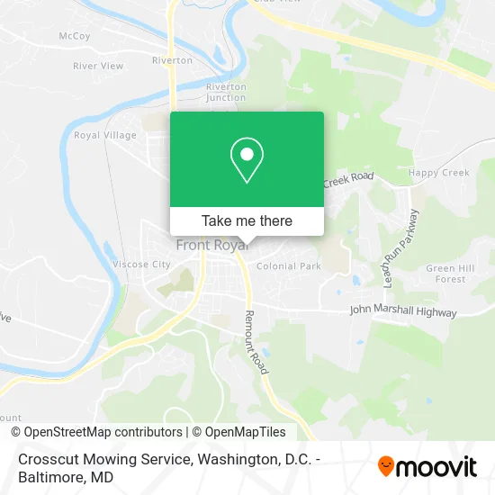 Crosscut Mowing Service map