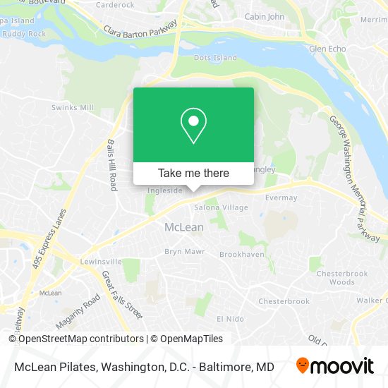 McLean Pilates map