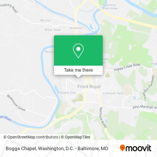 Mapa de Boggs Chapel