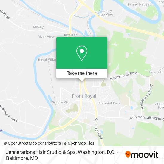 Jennerations Hair Studio & Spa map