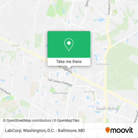 LabCorp map