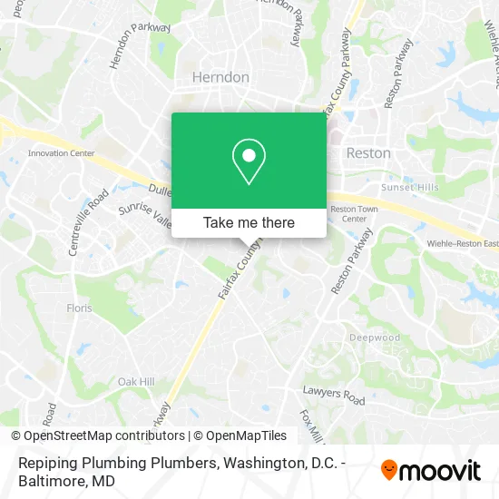 Mapa de Repiping Plumbing Plumbers