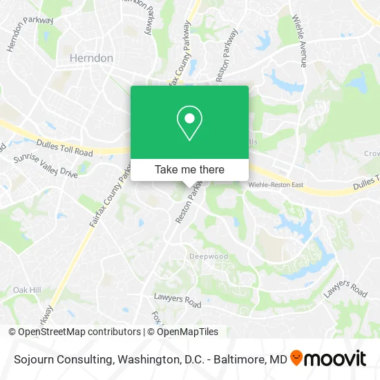 Mapa de Sojourn Consulting