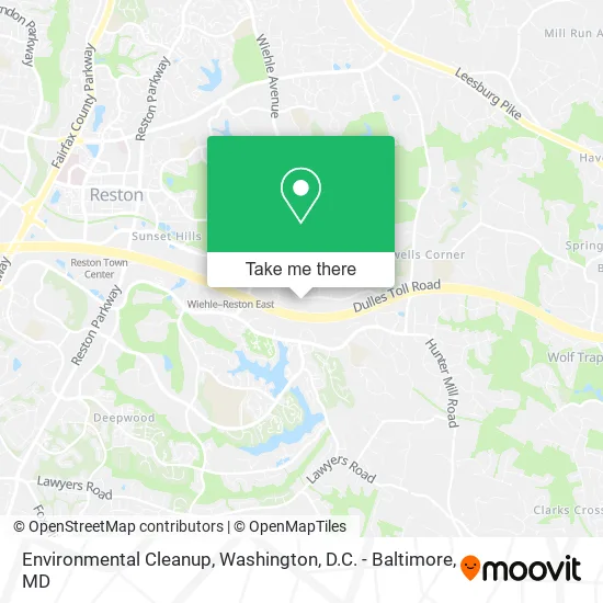 Environmental Cleanup map